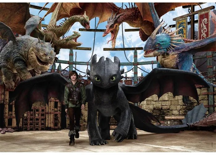 Így neveld a sárkányodat Arena 104 db-os Super puzzle Clementoni