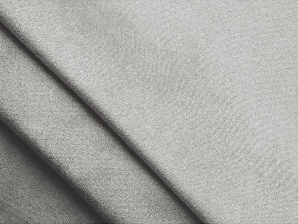 Ezüstszínű kárpitozott ágyneműtartós franciaágy ágyráccsal 180x200 cm Lemi – Makamii