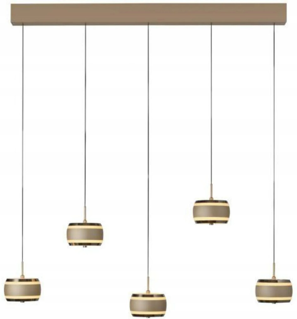 Paul Neuhaus Pure Falling Rings függeszték, bronz sötét króm 22