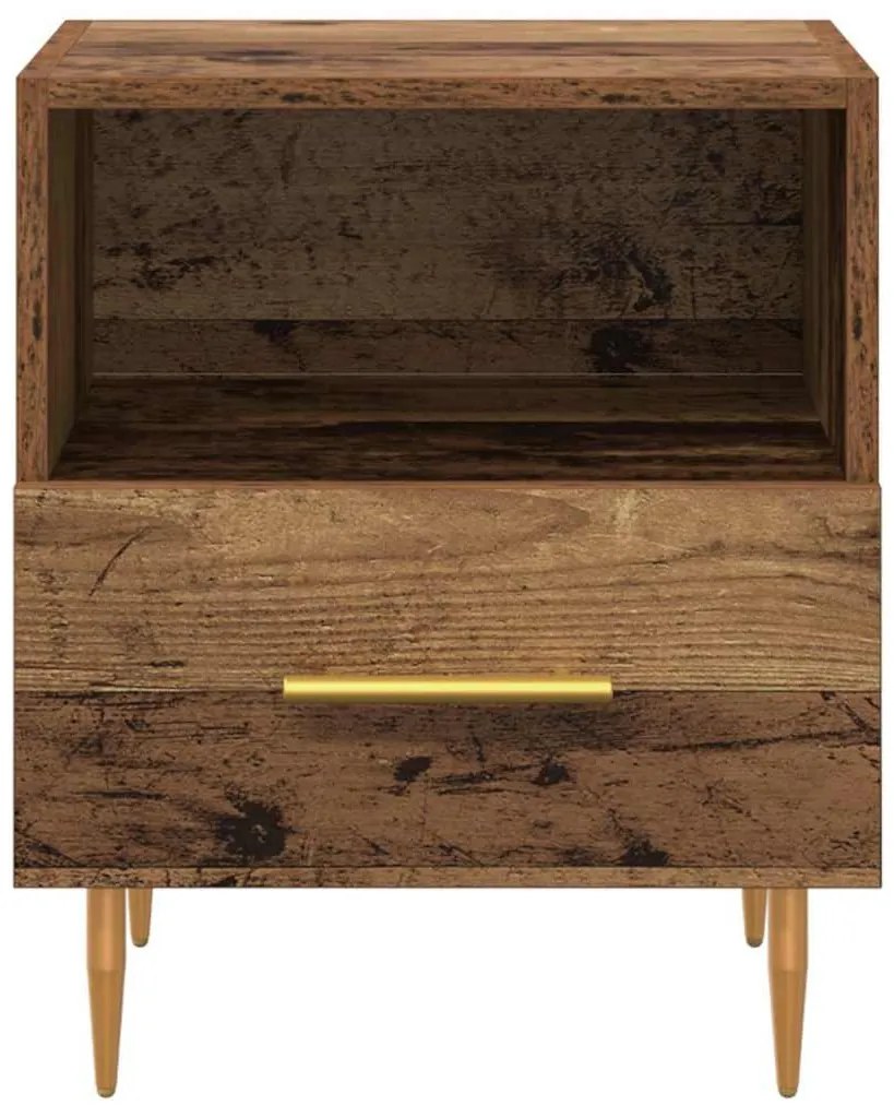 Éjjeli asztal fiókkal Barna 40 x 35 x 47.5 cm Faanyag