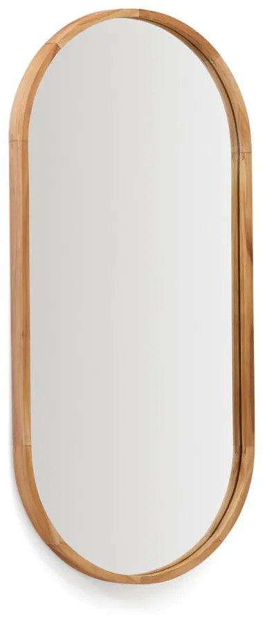 Fali tükör tömörfa kerettel 45x95 cm Magda – Kave Home