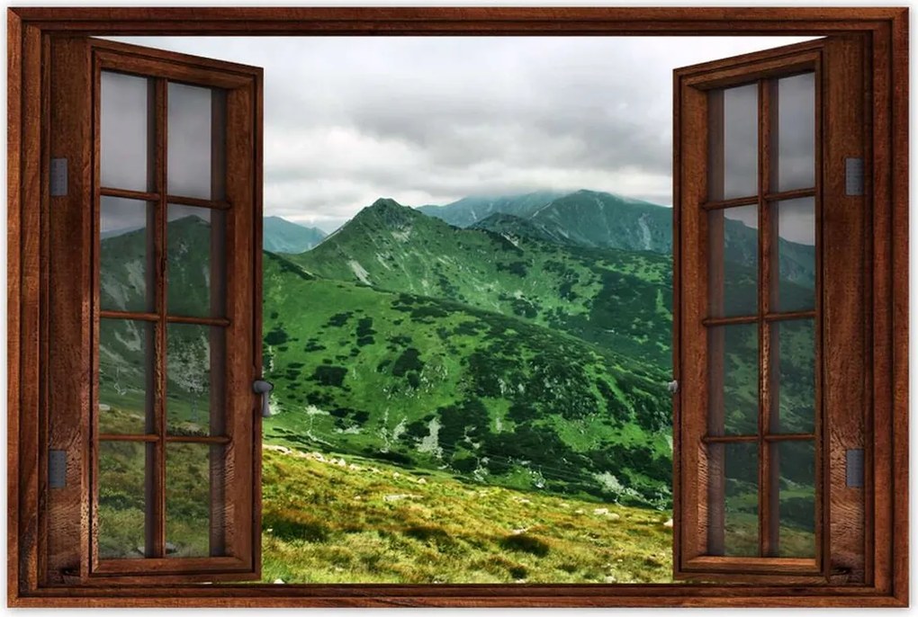 Poszterek 60x40 Tátra Lengyel hegyek Kilátás