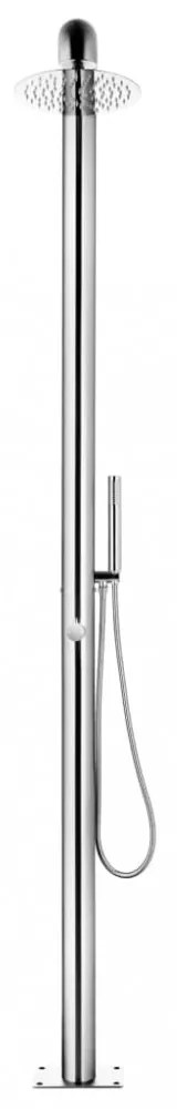 rozsdamentes acél kerti zuhany 225 cm