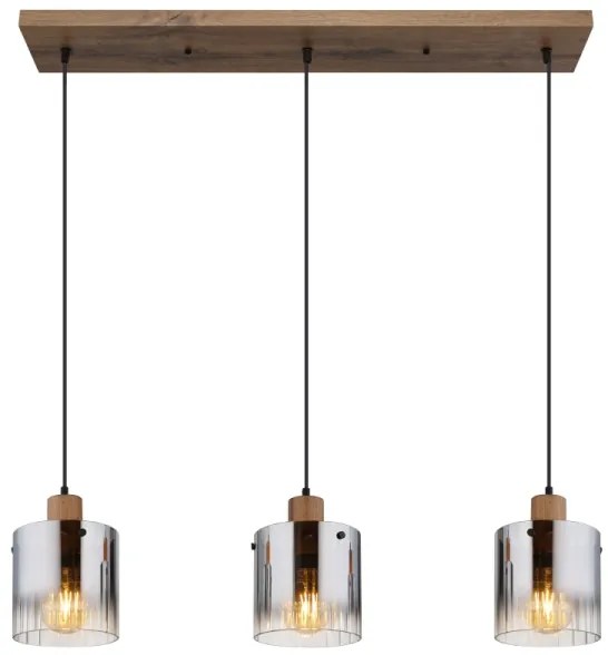 Globo 15915-3H - Kábelre függesztett csillár UNDERWOOD 3xE27/60W/230V