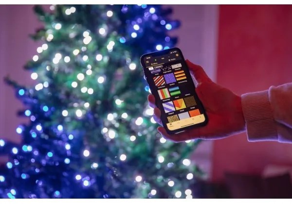 Twinkly TWS250STP-BEU - LED RGB Kültéri karácsonyi lánc 250xLED 23,5m IP44 Wi-Fi