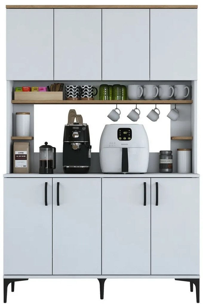 Jevy Walnut and White szekrény