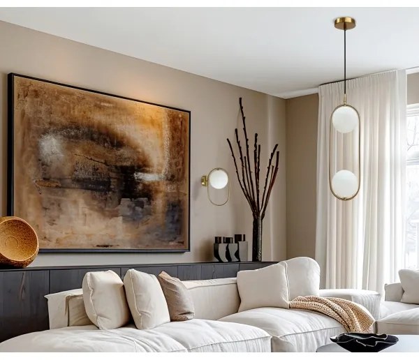 Fali lámpa CORDEL 1xG9/28W/230V arany