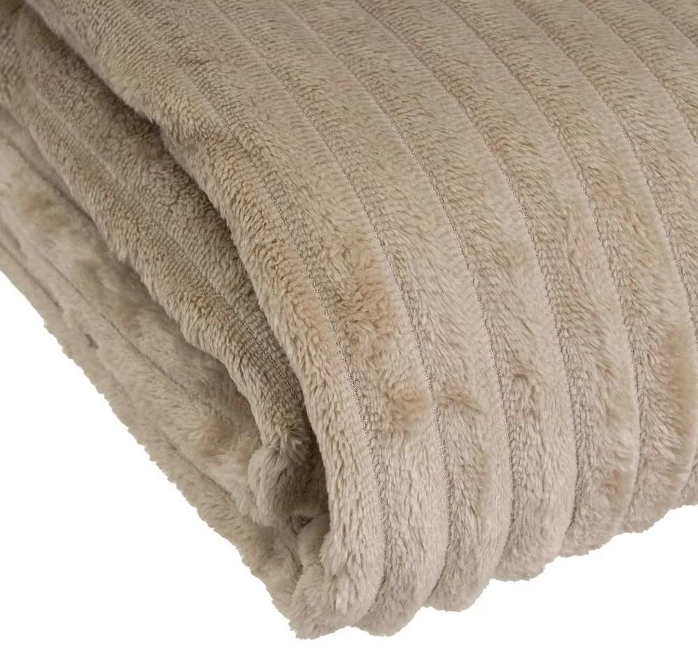 Barna mikroplüss takaró 130x160 cm Fur Velvet – Casa Selección
