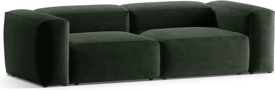 Zöld kanapé 264 cm Bergamo – Cosmopolitan Design