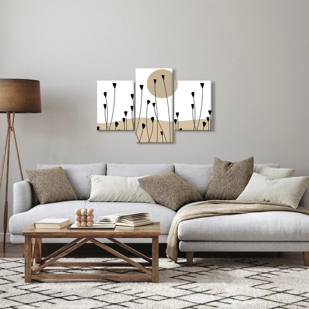 Kép - Grafikus rét N⁰2 (90x60 cm)