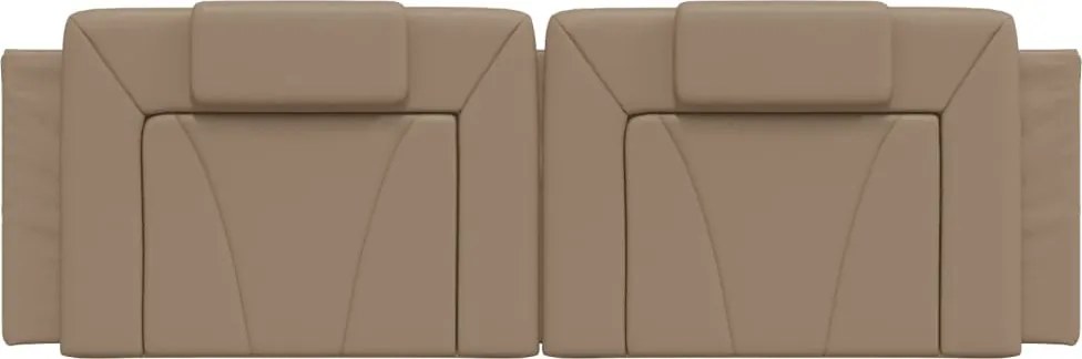 cappuccino színű műbőr fejtámla párna Viana 160 cm