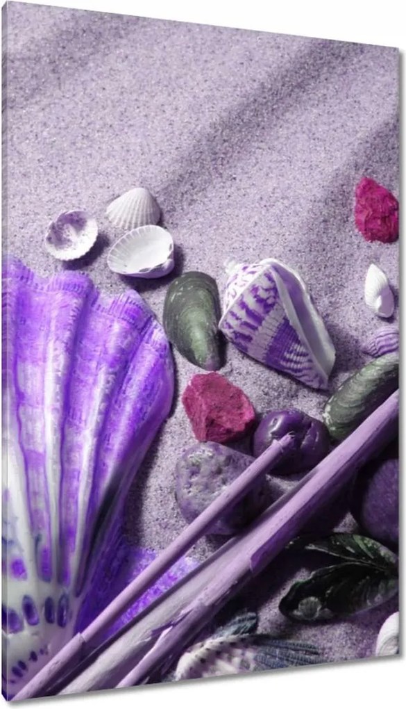 Vászonkép 80x120 Lila kagyló