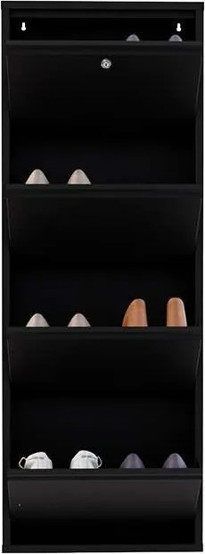 Locking 4 Piece Metal - Black