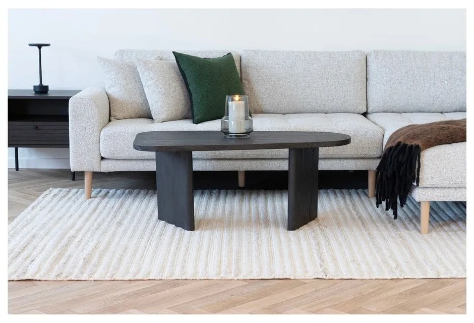 Sötétbarna dohányzóasztal 50x100 cm Melo – House Nordic