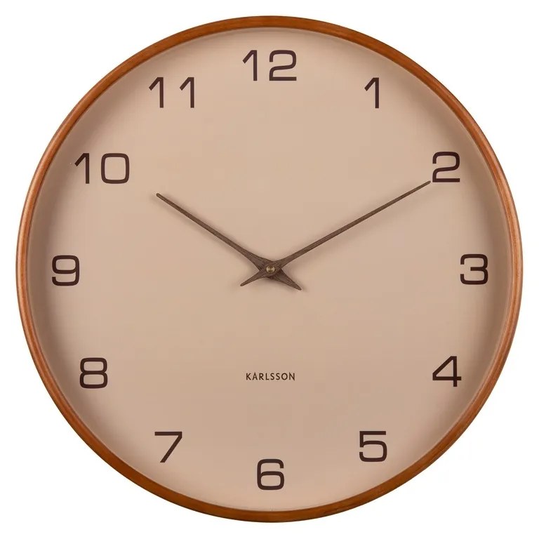 Karlsson 5993SB design falióra bézs, átmérő 40 cm