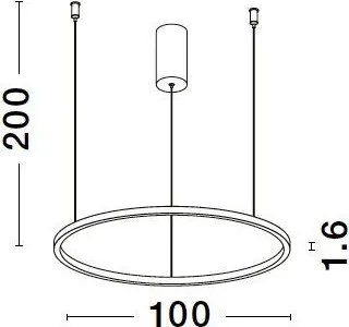 NOVALUCE 9345608 TARQUIN Modern Led Függesztett Lámpa LED IP20