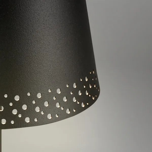 Briloner 1438015 - LED dimmelhető állólámpa KIKI 4,3W/5V IP44 2600 mAh fekete