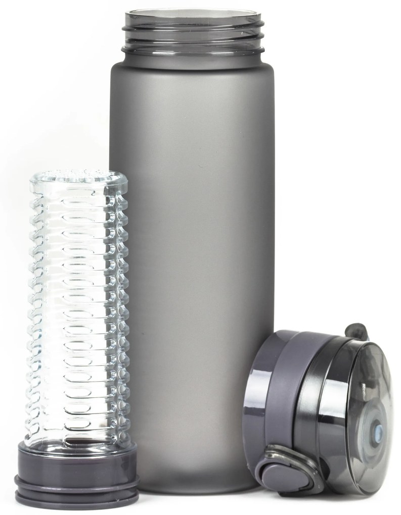 G21 smoothie/juice ivópalack, 600 ml, szürke színben, nyomtatás nélkül
