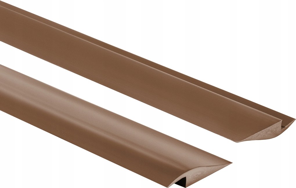 Rugalmas Pvc burkolóprofil csempékhez, szőnyegekhez, barna 100 cm