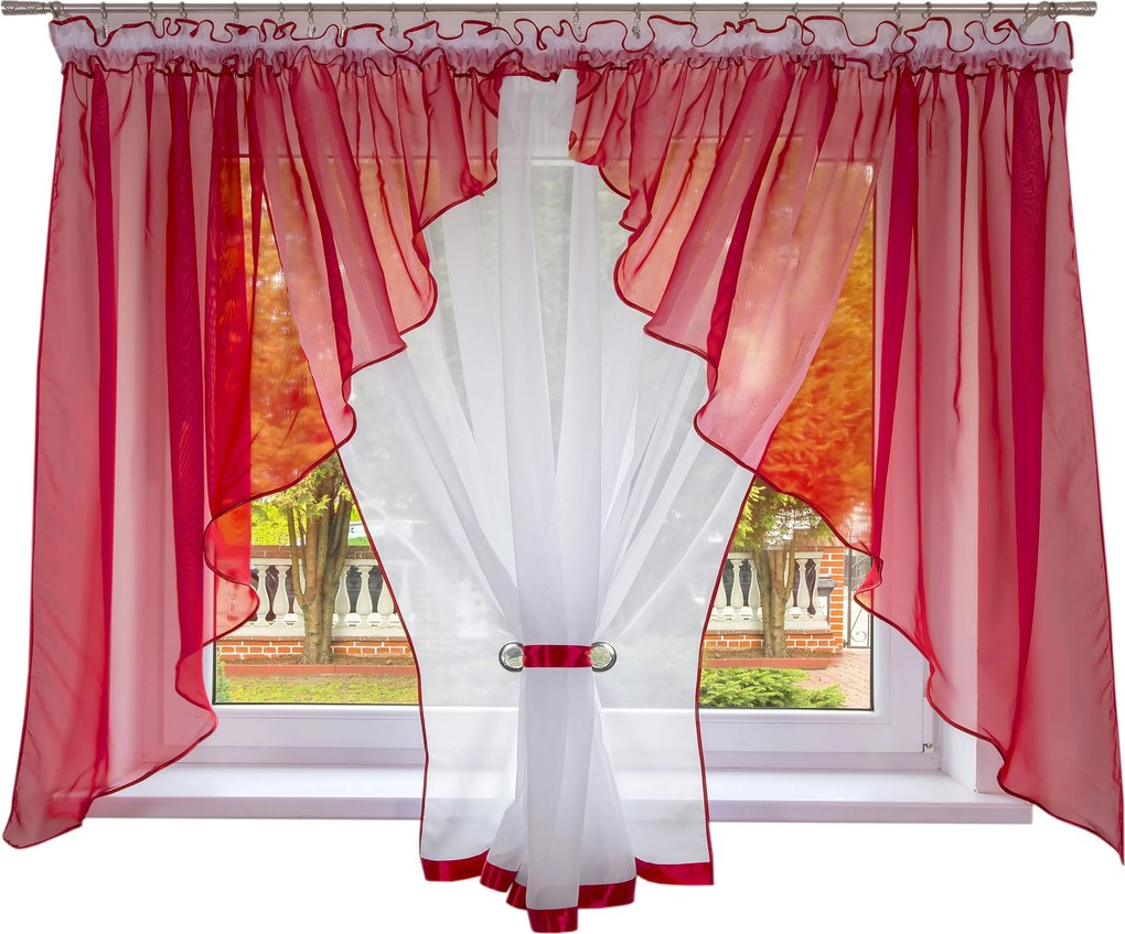 Függöny Kész Korzika 400x150 Fátyol Függöny