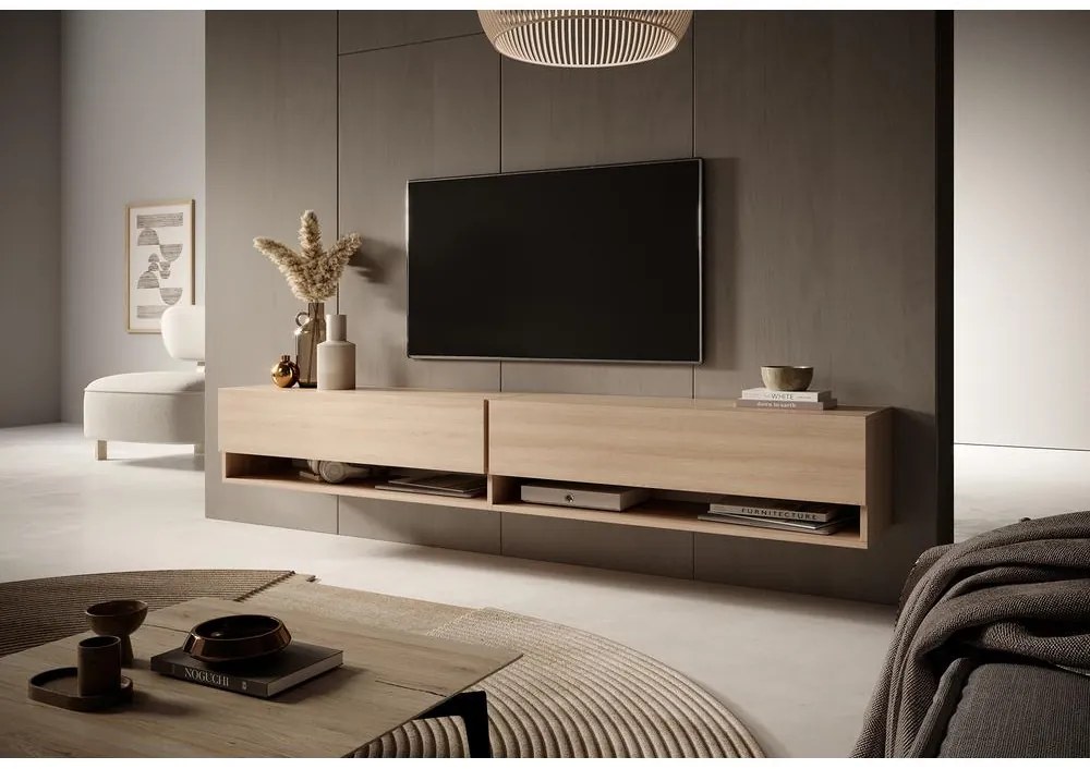 Tv szekrény/asztal Myrtha 200 (linberg tölgy). 1099009