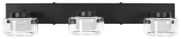Ledvance-LED Fürdőszobai fali lámpa ORBIS FLAME 3xLED/5,5W/230V IP44 fekete