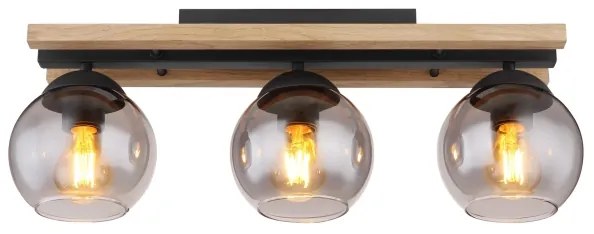 Globo 15569-3DW - Felületre szerelhető csillár CONNI 3xE27/25W/230V