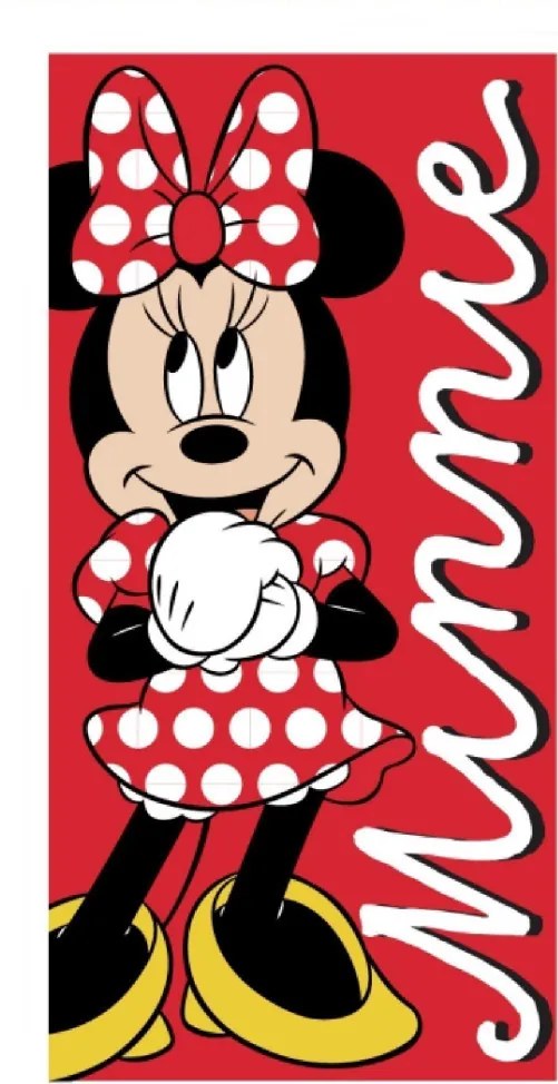 Disney Minnie Polka Love fürdőlepedő, strand törölköző 70x140cm (Fast Dry)