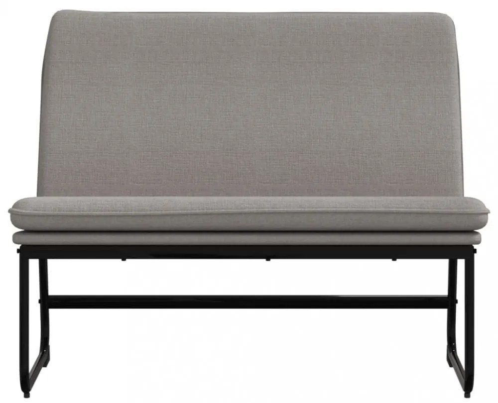 vidaXL tópszínű szövetpad 100 x 75 x 76 cm