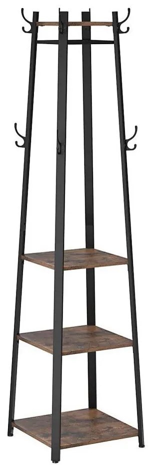 Álló fogas LINEA fekete/barna