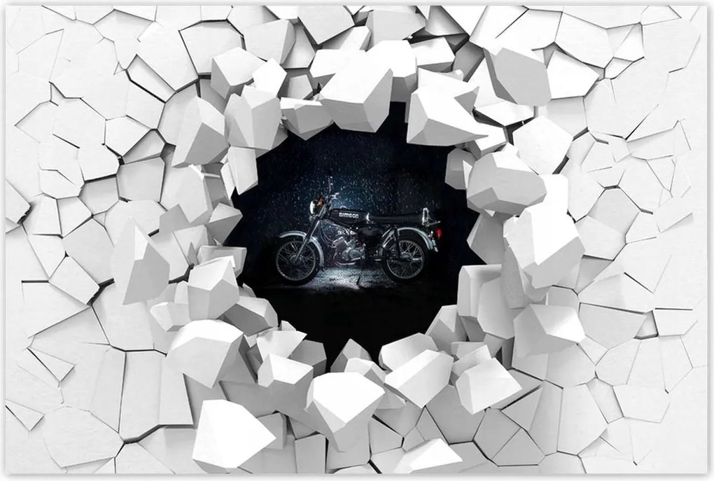 Poszter 60x40 Simson S51 Négysebességes Simson négyszögletes