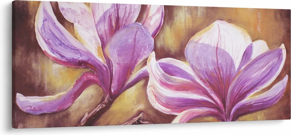 Kép - Magnólia virágok (120x50 cm)