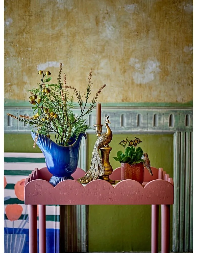 Rózsaszín borovi fenyő konzolasztal 40x60 cm Isola – Bloomingville