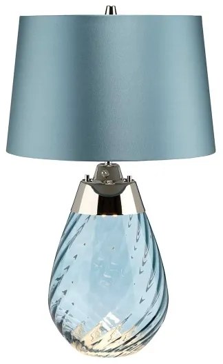 Elstead LENA-TL-S-BLUE - LED Asztali lámpa LENA 1xE27/60W/230V + 1xGU10/7W kék