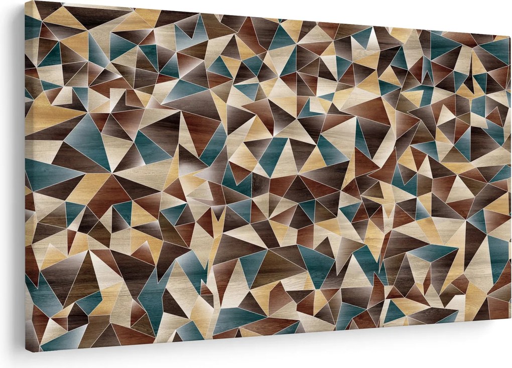 A háromszögek képe (90x60 cm)