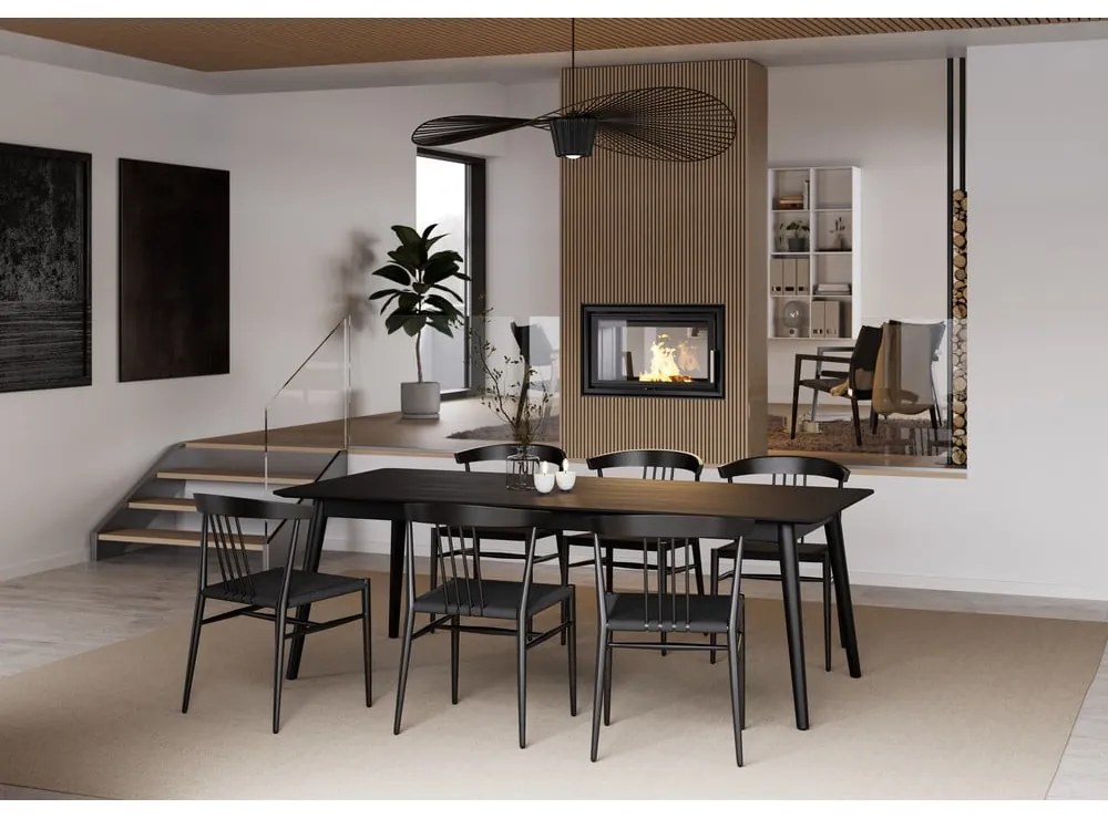 Sava fekete étkezőszék - DAN-FORM Denmark