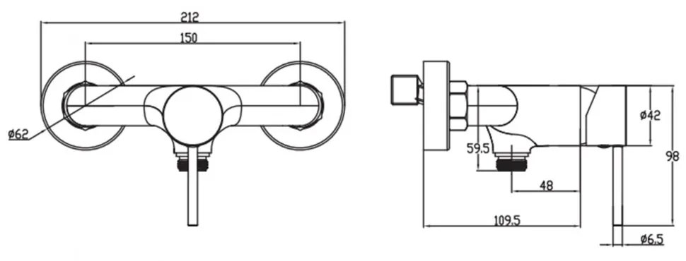 Comino zuhany csaptelep