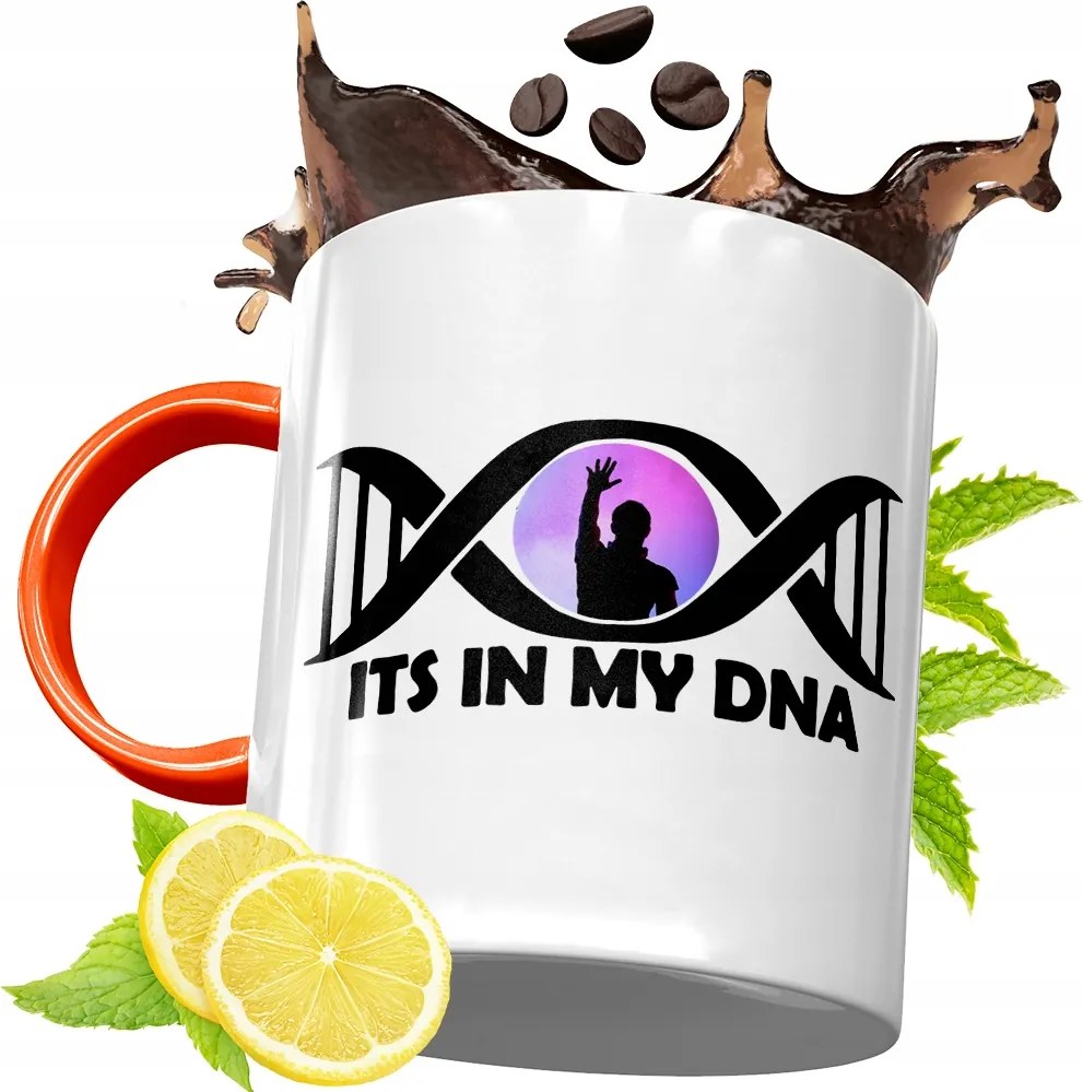 Narancssárga Bögre Dja Ajándék fényképes nyomattal