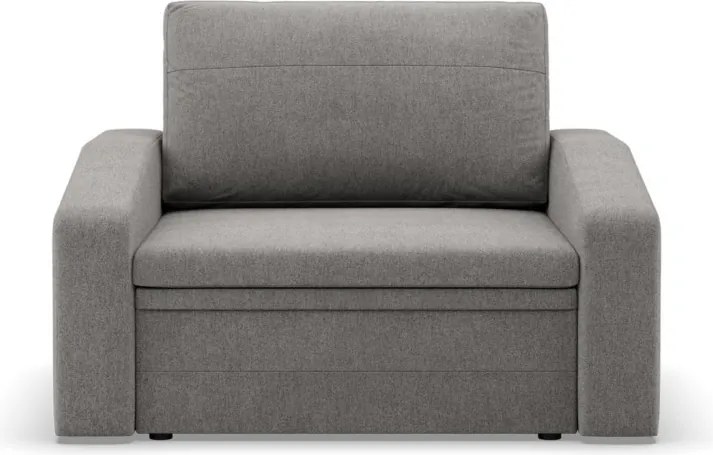 Vertico fekvőfotel, 90 cm széles, fonott, szürke