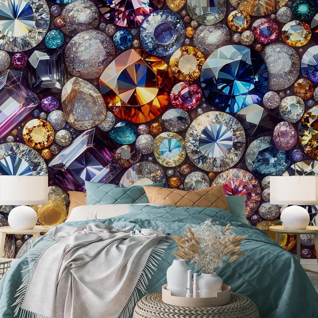 Fotótapéta - Színes gyémántok (147x102 cm)