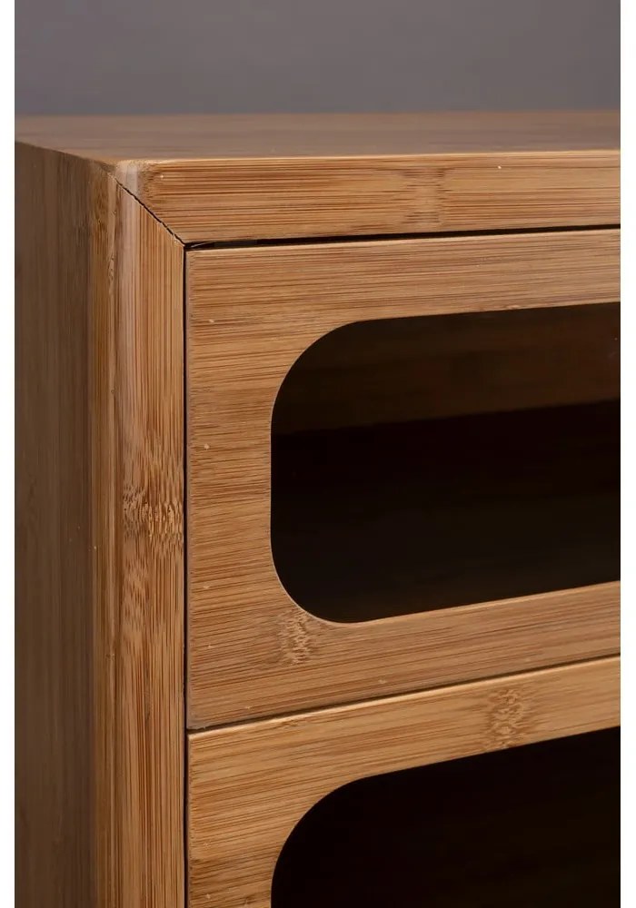 Natúr színű bambusz komód 105x88x38 cm Caroun – Dutchbone
