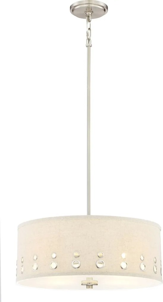 Quoizel modern függeszték park avenue polírozott nikkel elsqzs-lws3233a1
