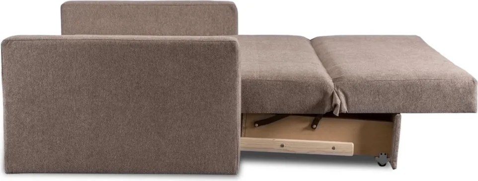 Kétszemélyes ágyazható kanapé bézs színben MILAN 2