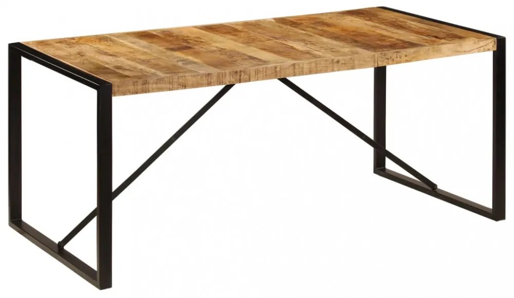 tömör mangófa étkezőasztal 180 x 90 x 75 cm