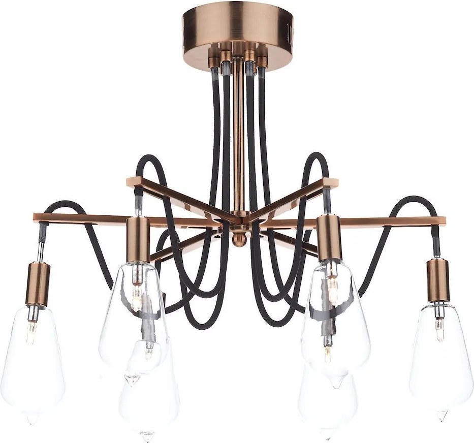 Dar Lighting SCROLL SCR0664 Plafonlámpa 6x20W/G4