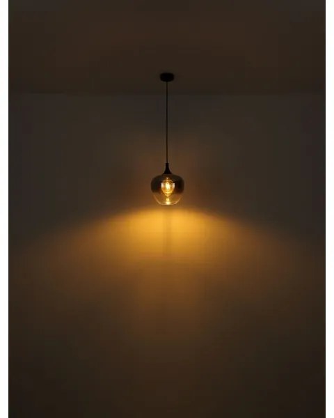 Globo 15548H1 - Csillár zsinóron MAXY 1xE27/60W/230V fekete