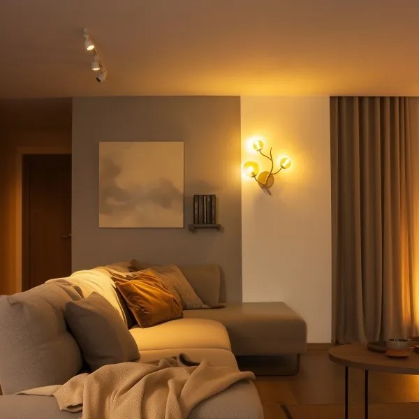 Brilagi - LED Fali lámpa MISTEL 3xG9/3W/230V arany