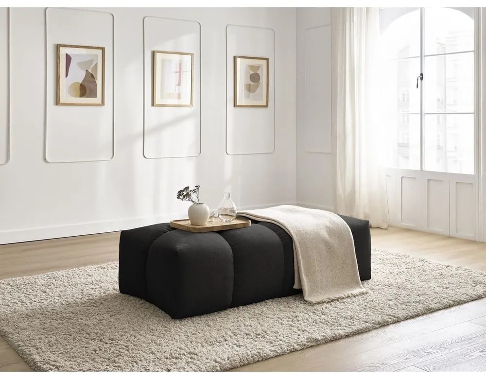 Fekete zsenília lábtartó Everest – Bobochic Paris