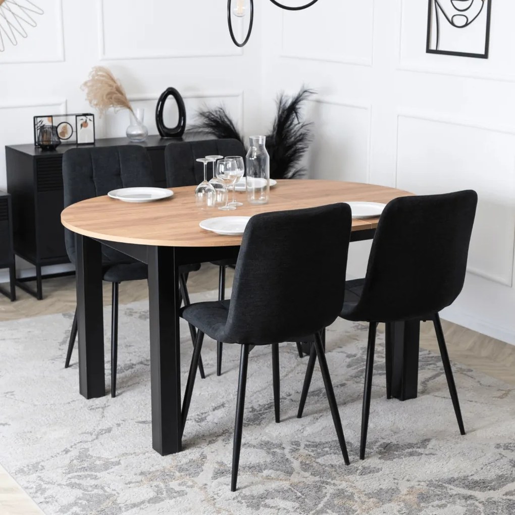 Fekete Szövet Étkezőszék. PERU 2