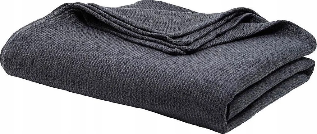 Pamut Ágytakaró fekete 240x220 nagy puha